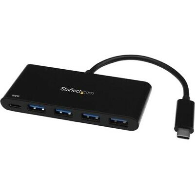 StarTech.com 4 Port USB C Hub with Power Delivery-USB-C to 4x USB-A
