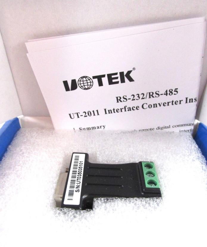 UT-2011 Mini RS-232 to RS-485 Passive Interface Converter - US SELLER