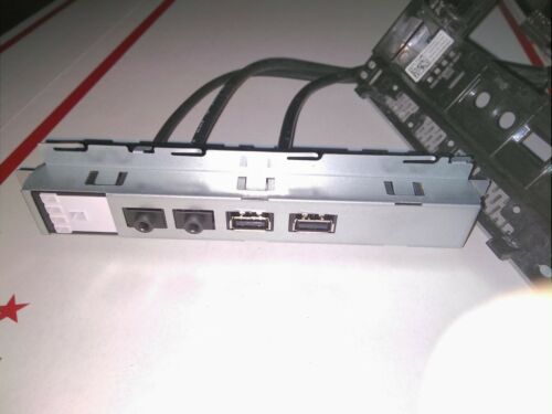 Dell R4V2G Optiplex 3010 DT Front I-O Panel with USB Audio LEDs Genuine