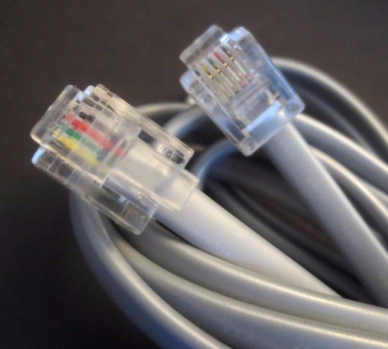 NEW 7 Feet ~ Dell RJ45 Cable 0923E KIT,CBL,ADPT,MDM,INT,I7000 ~ 7'