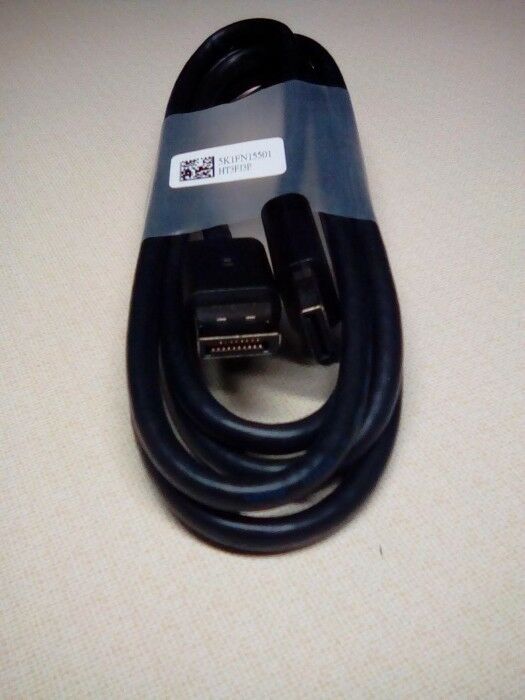 Dell Display Port Male-to-Male Cable Cord 5K1FN15501 6-ft New