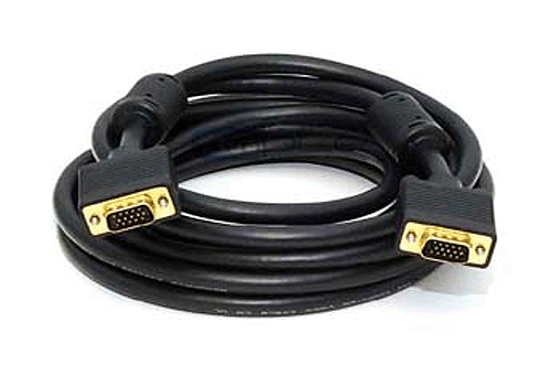 15ft Super VGA M/M CL2 Rated (For In-Wall Installation) Cable w/ Ferrites