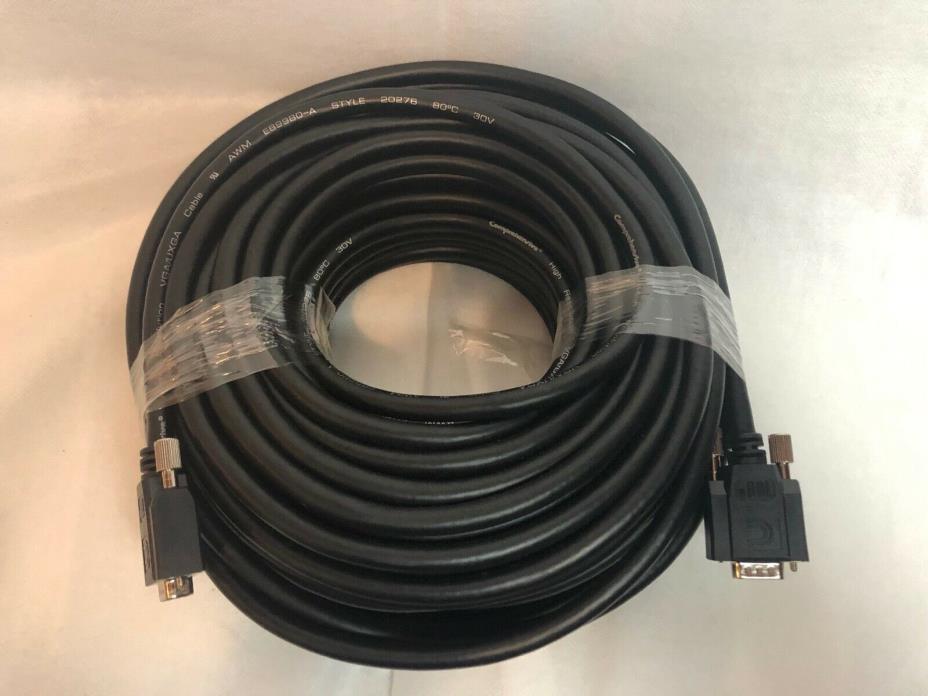 100 Feet VGA/UXGA Cable AWM E89980-A Style 20276 Male to Male VGA New
