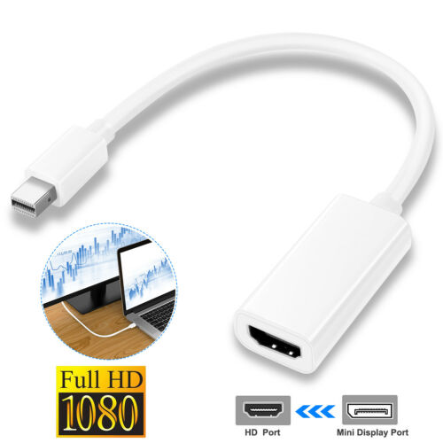 Mini Display Port to HDMI Cable Converter Adapter HDTV For Apple Mac MacBook*