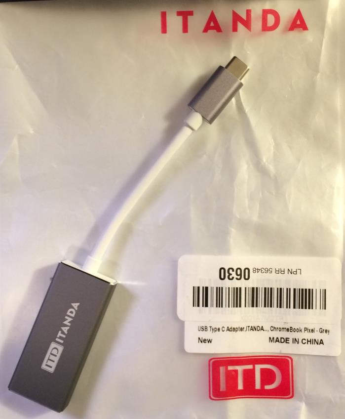 ITANDA USB-C to Mini DisplayPort Adapter 4K Thunderbolt 3 to Mini DP - (25CB2)
