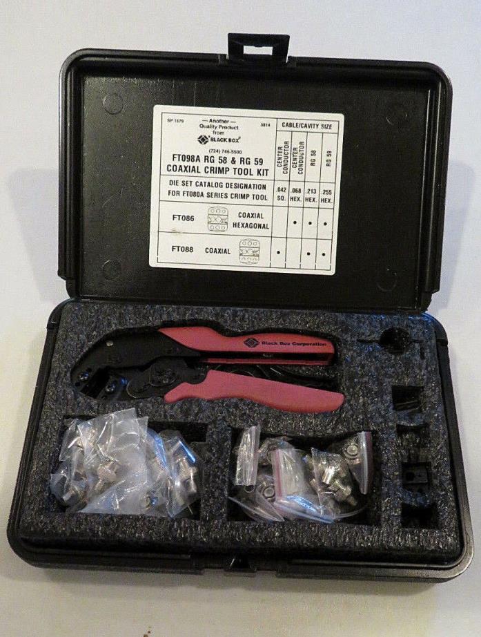 NEW Black Box Professional Crimp / Coaxial Kit, $9.95