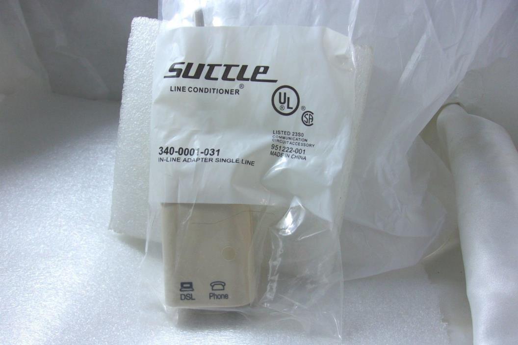 Suttle 340-0001-031 FILTER Line Conditioner In-Line Adapter Single Line New