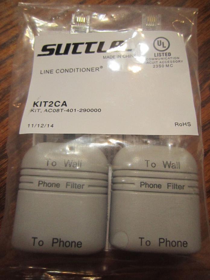 2 CenturyLink Suttle Line Conditioners KIT2CA AC08T-401-290000 Phone Filters