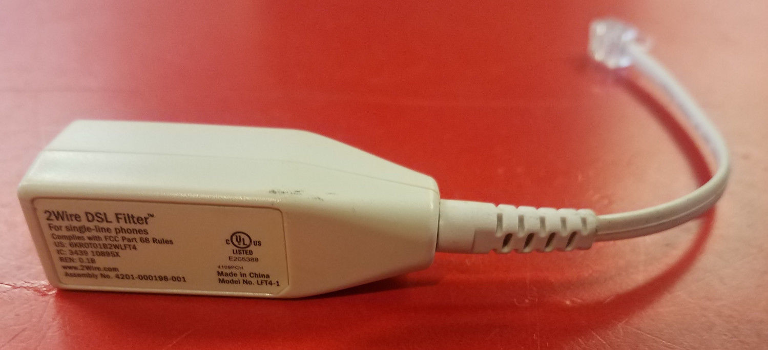 2Wire DSL Filter For Single Line Phones LFT 4-1