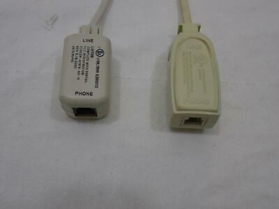 2PC Vision Single In-line DSL Noise Phone Jack Plug Cord Eliminates Interference