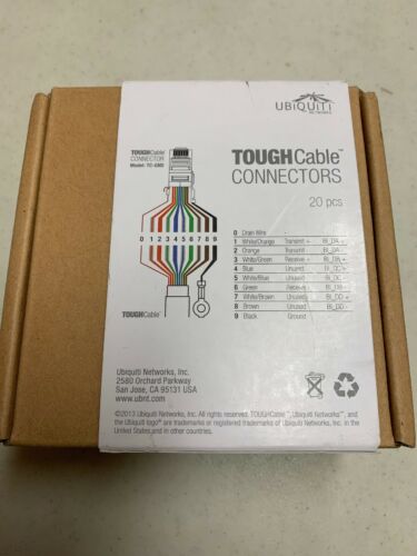 UBIQUITI - NETWORKS TC-GND 20PK TOUGH CABLE CONNECTOR - Free ship