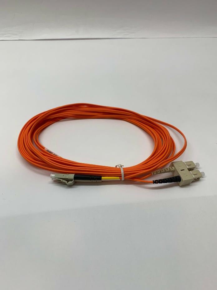 Leviton 7m. Duplex Multi-Mode Fiber Optic Patch Cord 50DCL-M07, 50/125 um Core