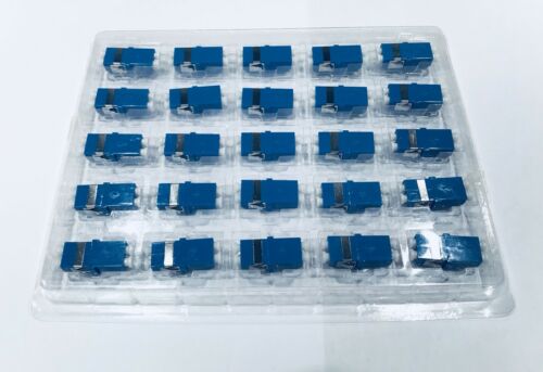 NEW Set 2500 LC-LC Duplex Optical Fiber Optic Cable Coupler Adapter Connector