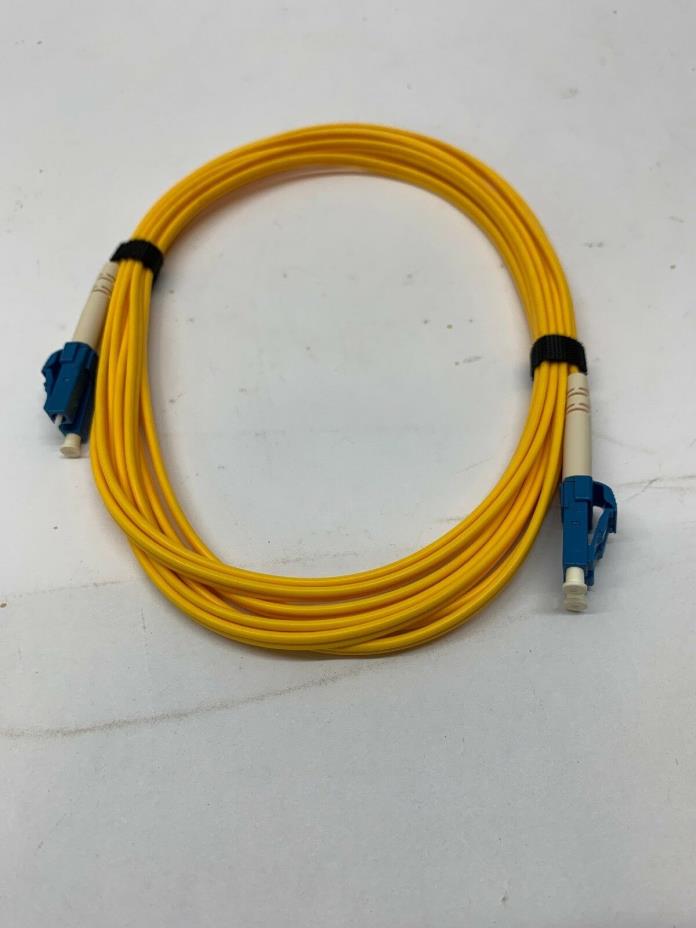 LC-LC 9/125-3M Duplex Single Mode OS2 Fiber Optic Cable - Yellow - 10ft