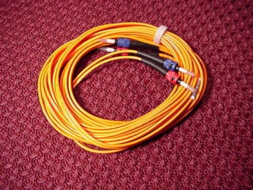 5M ST-ST Fiber Optic Cable Duplex M/M ST to ST NEW!