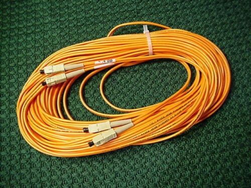 Siecor 20M SC-SC Fiber Optic Cable Duplex M/M SC to SC NEW!