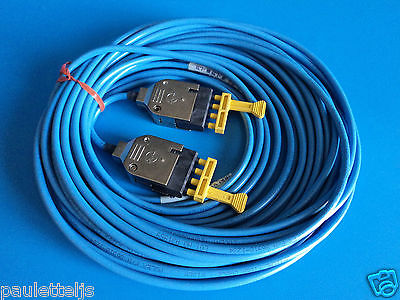 TELLABS 50.14040 TITAN 5500 FIBER OPTICAL CABLE BLUE 22 FT 5014040 -(86299-5040)