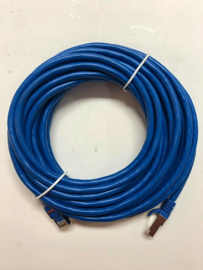 C2G, #27266, 25 FOOT, SHIELD CAT5E SNAGLESS PATCH CABLE BLUE