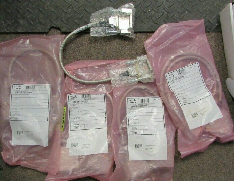 Lot of 5 Cisco 72-2632-01 Catalyst - 3750 3750G stackin Cable CAB-STACK-50CM
