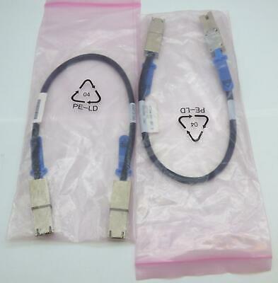 New Lot of 2 HP 407344-001 External Mini SAS Cable 0.5M 2GFPGGX-06H