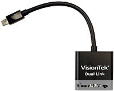 900640 Visiontek Active Mini DP to DL-DVI Adapter Cable - Mini DisplayPort/DVI