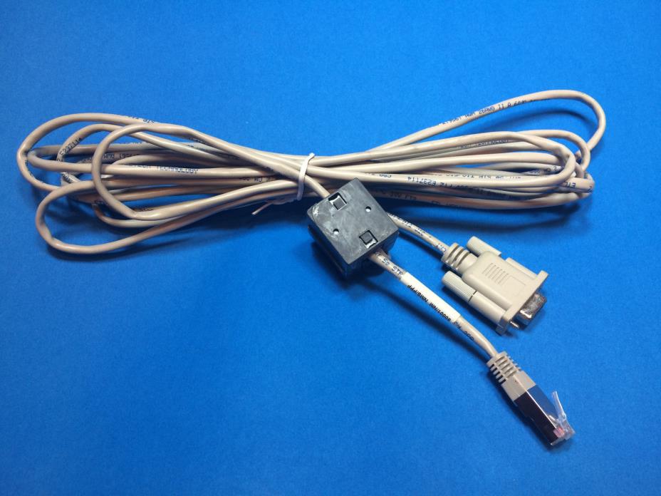 New DB9 to RJ45 Cable 14' with EMI Choke