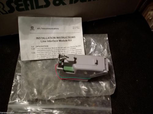 AFL Brand Line Interface Module Kit For The SNI-4600 SNI-4300 NID's Boxes