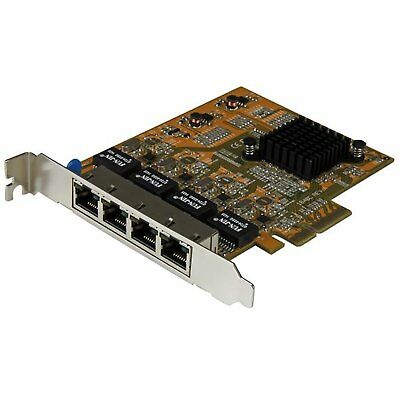 STARTECH.COM ST1000SPEX43 10/100/1000 GBE PCIE RJ45 4PORT - Free ship