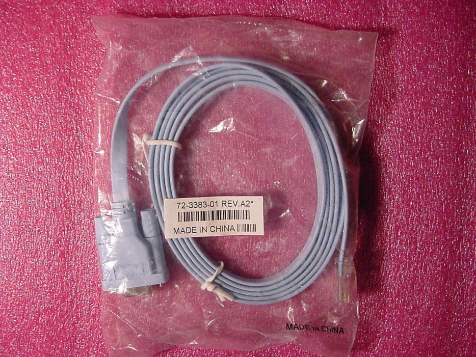 Cisco Systems Rollover Console Cable Blue 6' DB9 to RJ45 72-3383-01