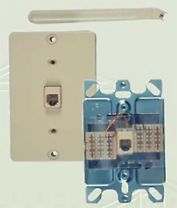 Allen Tel Products AT630ABC-6 WALL TELEPHONE JACK