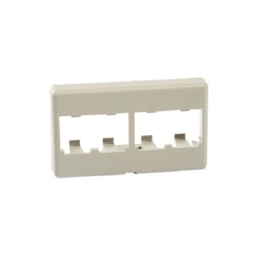 panduit Mini Com modular furniture faceplate 10 pack gray