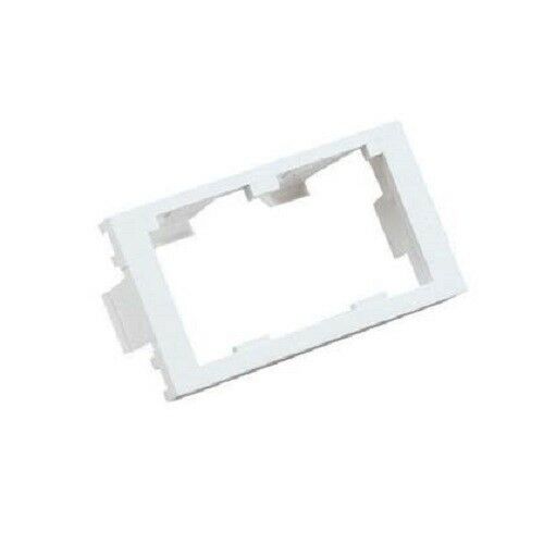 Panduit mini-com 2 position 1/3 flat insert 50 pack white