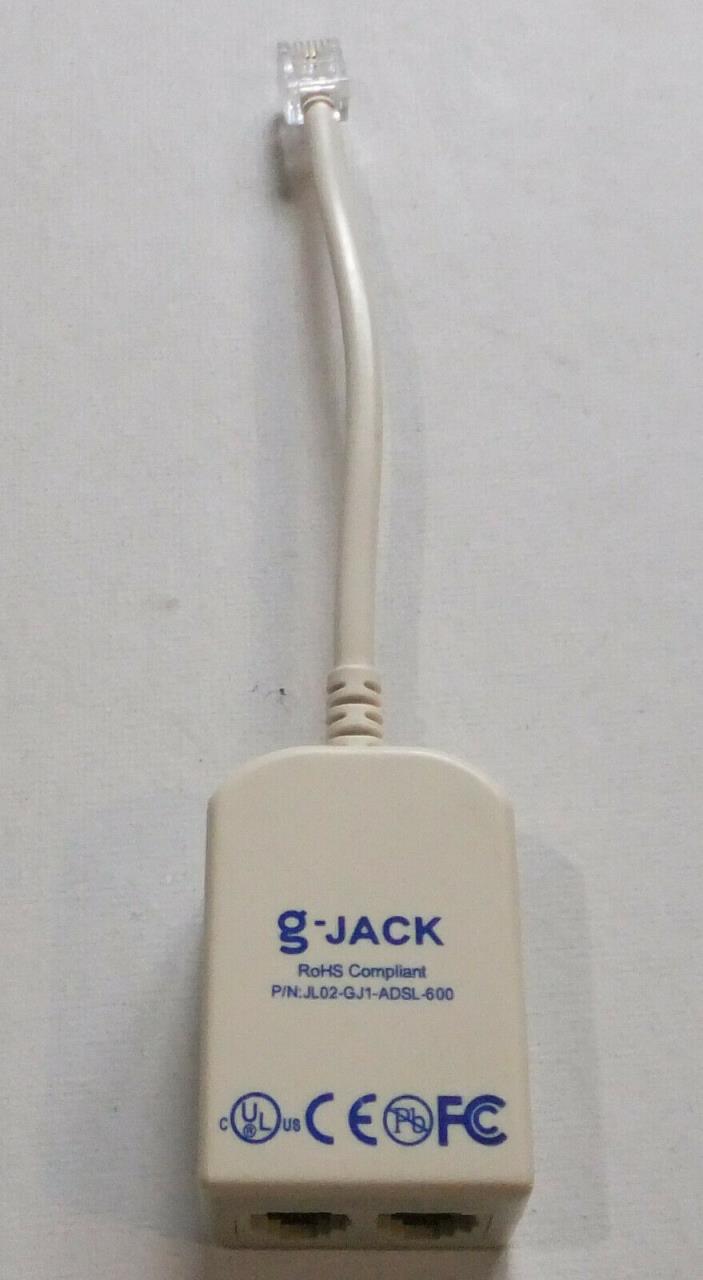 g-Jack DSL Phone Line Filter RoHS Compliant * JL02-GJ1-ADSL-600 * g - JACK