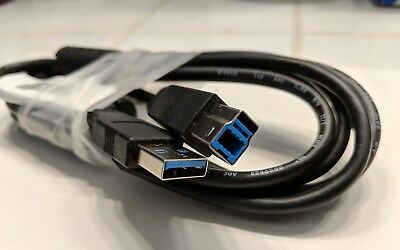 200 - 6FT USB 3.0 Cables USB Type A to B Male Black