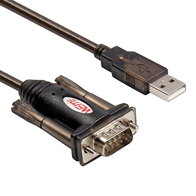 DB9 Serial Adapter, WEme USB to RS232 DB9 Serial Converter 9-Pin Male A Cable 8,