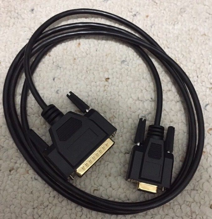 Tripp Lite 6ft AT Serial Modem Cable Gold Connectors DB25M to DB9F 6'