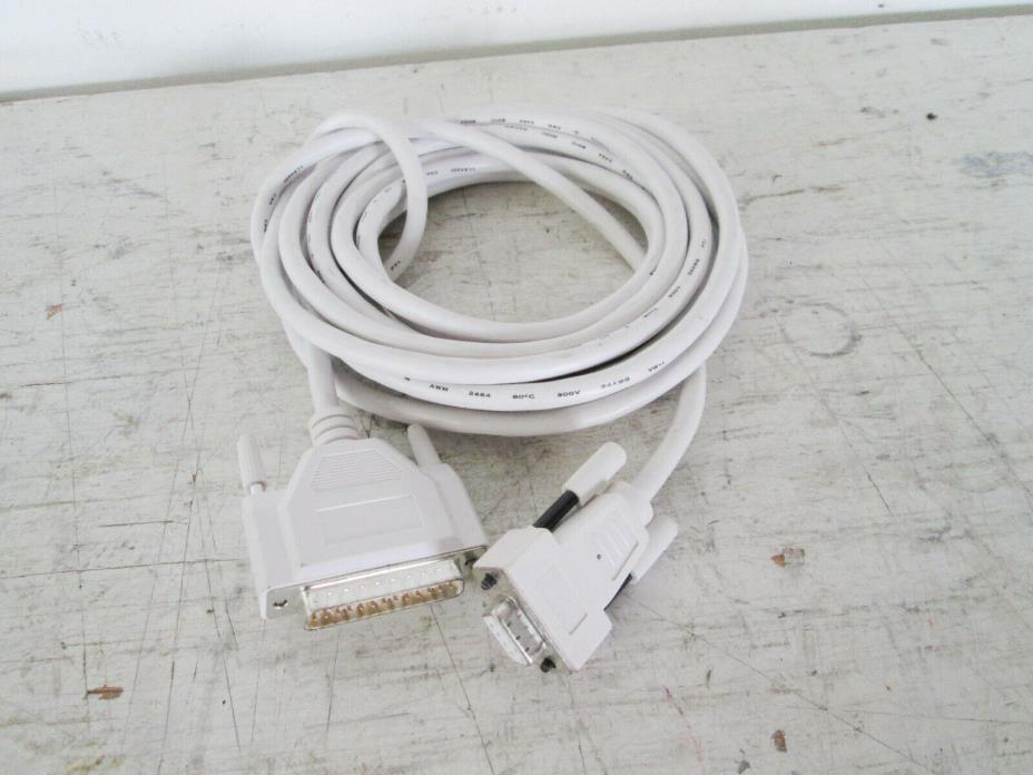 DB9 9 Pin Serial Female to 25 Pin Male Modem Cable 15FT