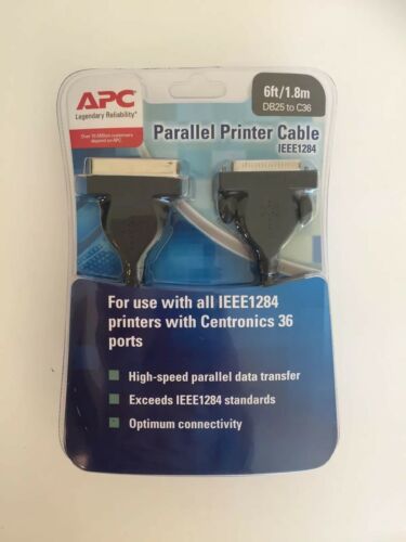 Parallel Printer Cable 6ft/1.8M DB25 To C36 For All IEEE1284
