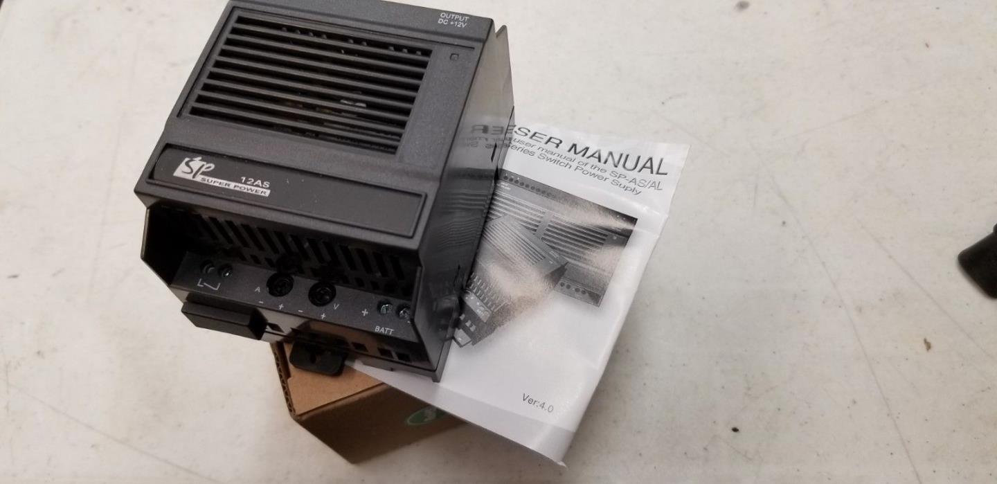 SUPER POWER SP 12AS  12VDC 3amp switching power supply