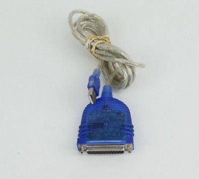 Parallel to USB Computer Cable Printer Adapter