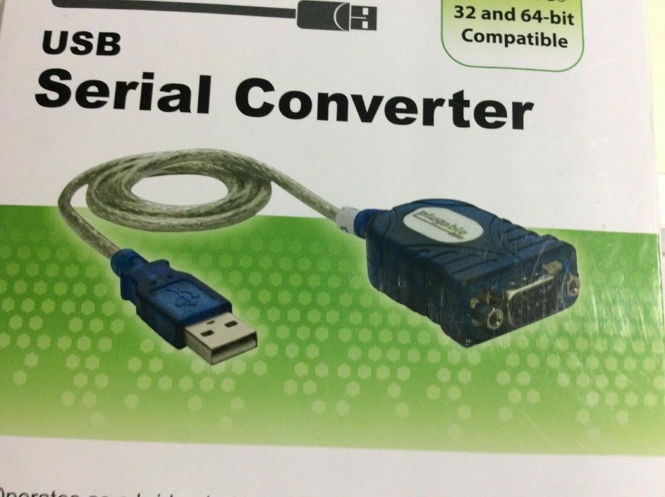 Plugable USB to Serial Converter,Connect a RS-232 Serial Device to USB 2.0 Port.
