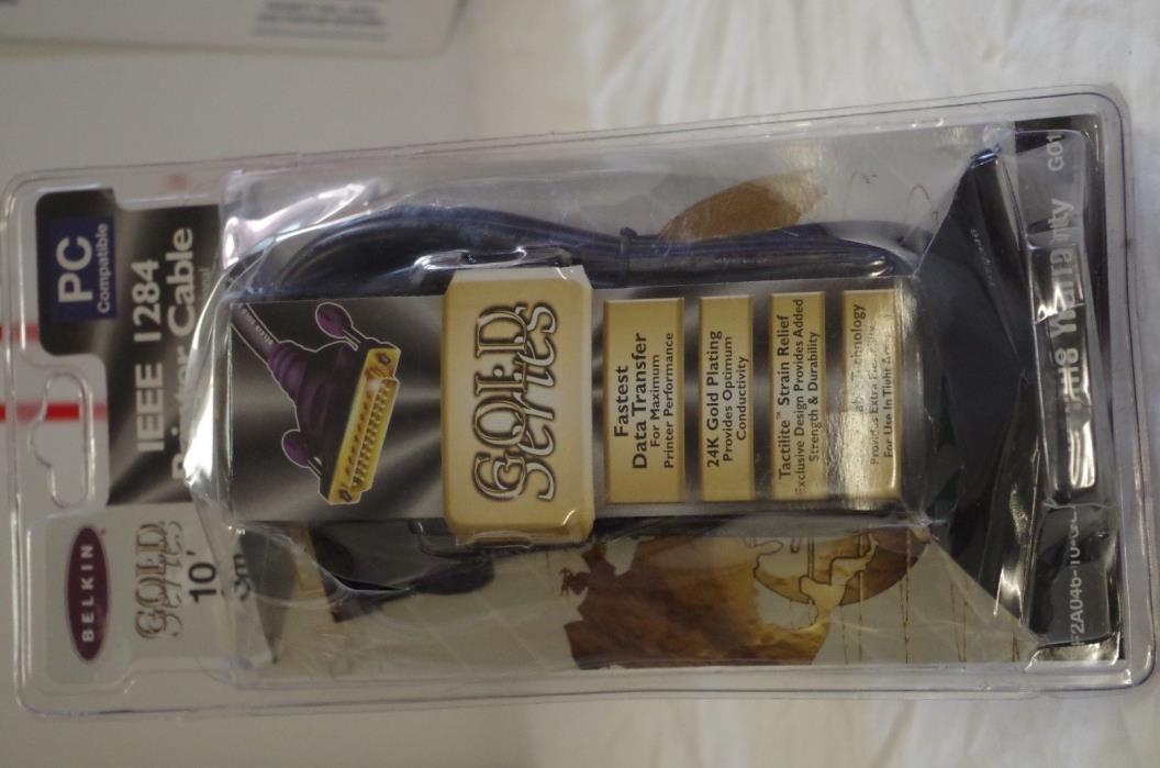 Belkin Gold Series IEEE 1284  High Speed Printer Cable (L#149)