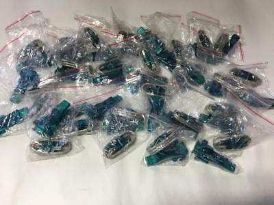 LOT OF 25 X NEW DTECH DT-5001 USB TO RS232 SERIAL 9 PIN DB9 ADAPTER W/ EXTENSION