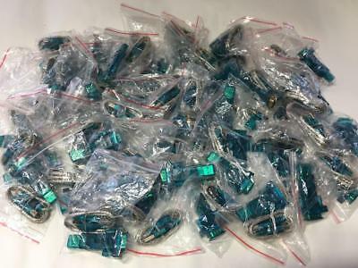 LOT OF 50 X NEW DTECH DT-5001 USB TO RS232 SERIAL 9 PIN DB9 ADAPTER W/ EXTENSION