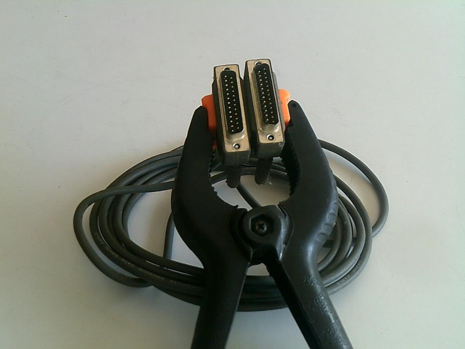 DB-25 male to DB-25 male cable, 9 feet