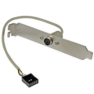 StarTech 6-Pin MiniDIN PS/2 Mouse Slot Plate Bracket (PLATE6F)