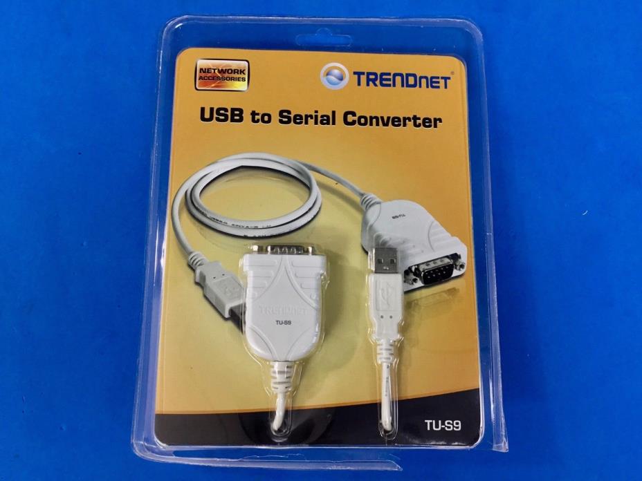 TRENDNET USB to serial converter. TU-S9