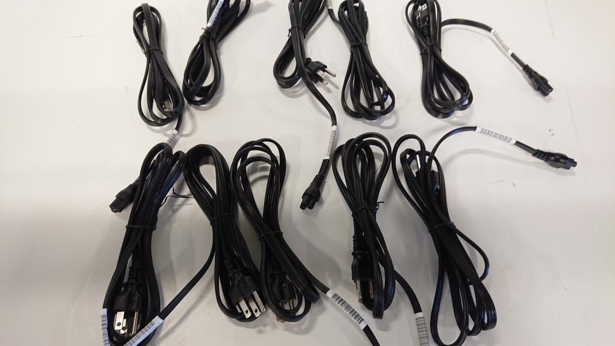213349-001 Laptop Power  6FT 1.8M 3 Prong AC Power Cord (LOT OF 100)  213349-001