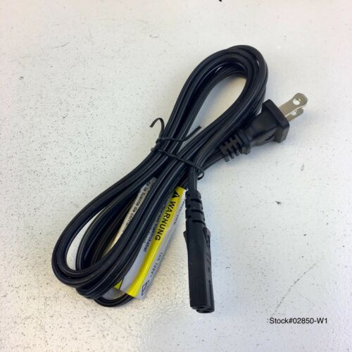 (ONE 6ft) POWER CORD WELL-SHIN WS027A-2, 2 Prong 125V 10A E115330 FREE S&H.