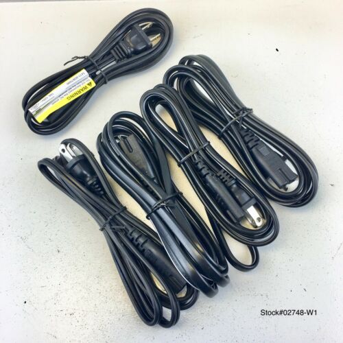 WELL-SHIN WS-027A-2 WALL POWER CORD 2 Prong 125V 10A - E115330 NEW FREE SHIPPING